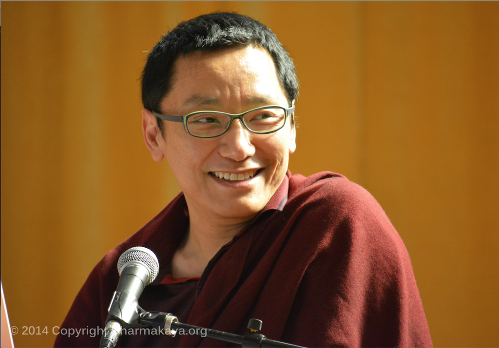 Rinpoche teaching at Discovering the Dharma 2014
